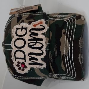 Dog Mom Baseball Hat Cap Headwear Pet Animal Rescue Vintage Look KBETHOS NWT
